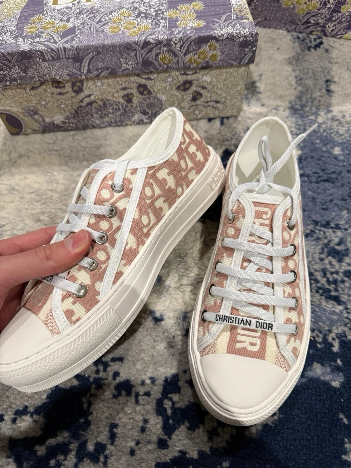 Rosa dior skor dam - 2