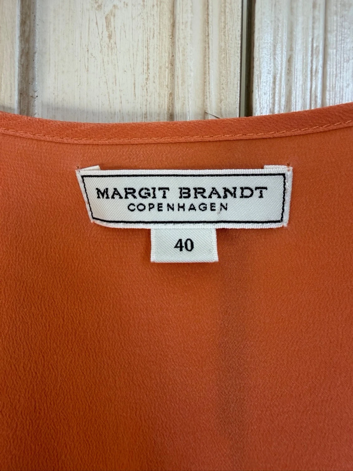 Orange blus Margit Brandt - 2