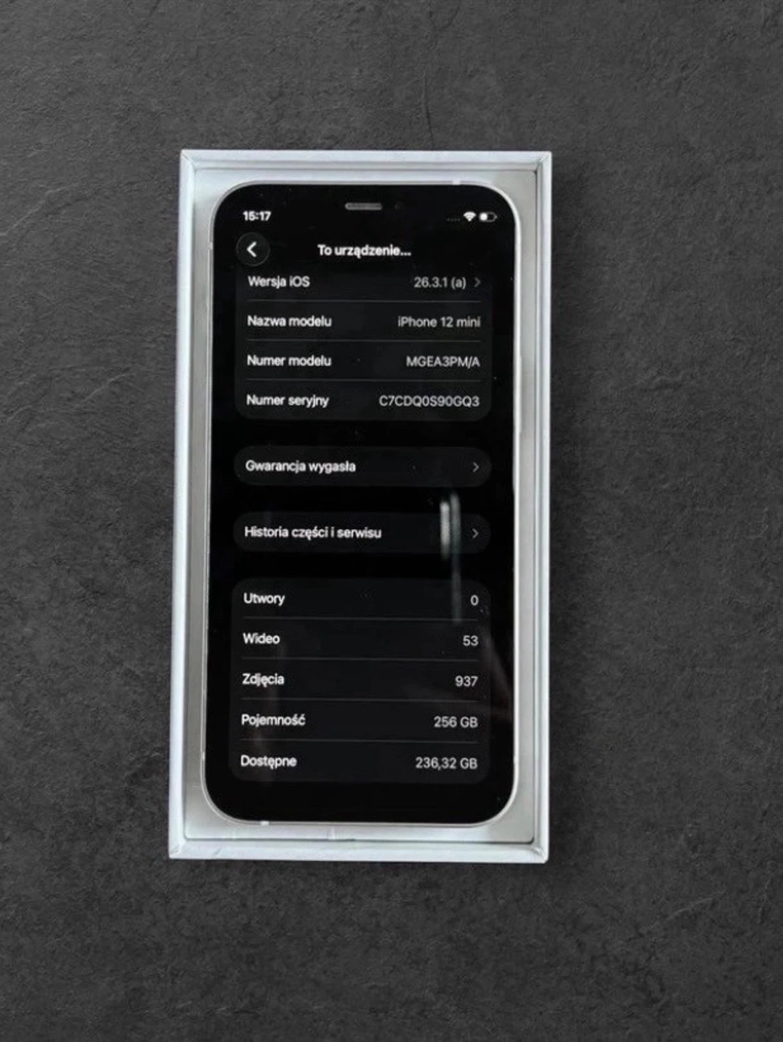 iPhone 12 mini 265gb med USB-C till Lightning-kabel - 3
