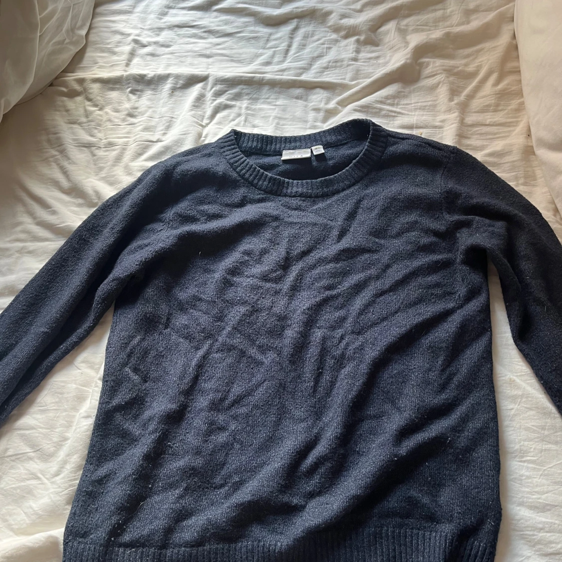 Mörkblå stickad tröja VILA - 1