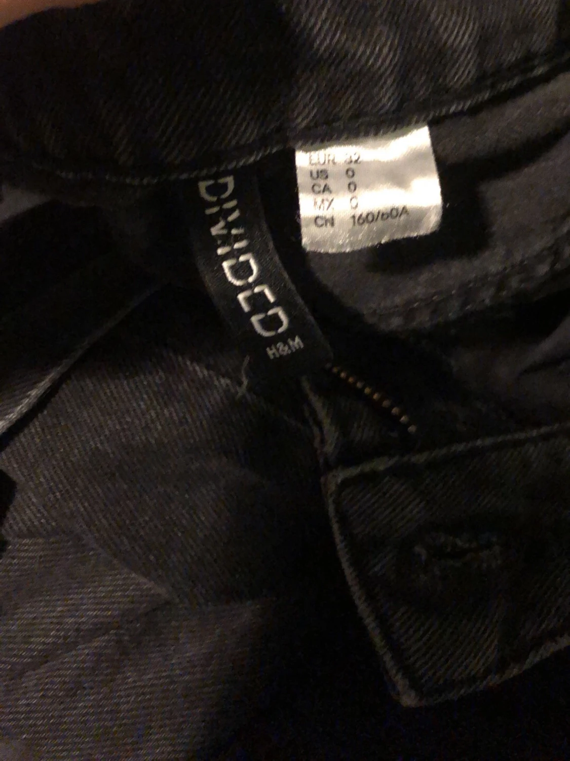 Svarta raka jeans med hög midja - 2