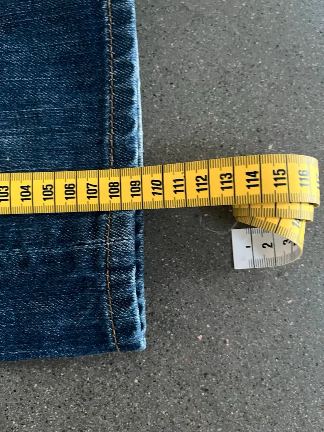 Blå raka jeans från Levi's - 5