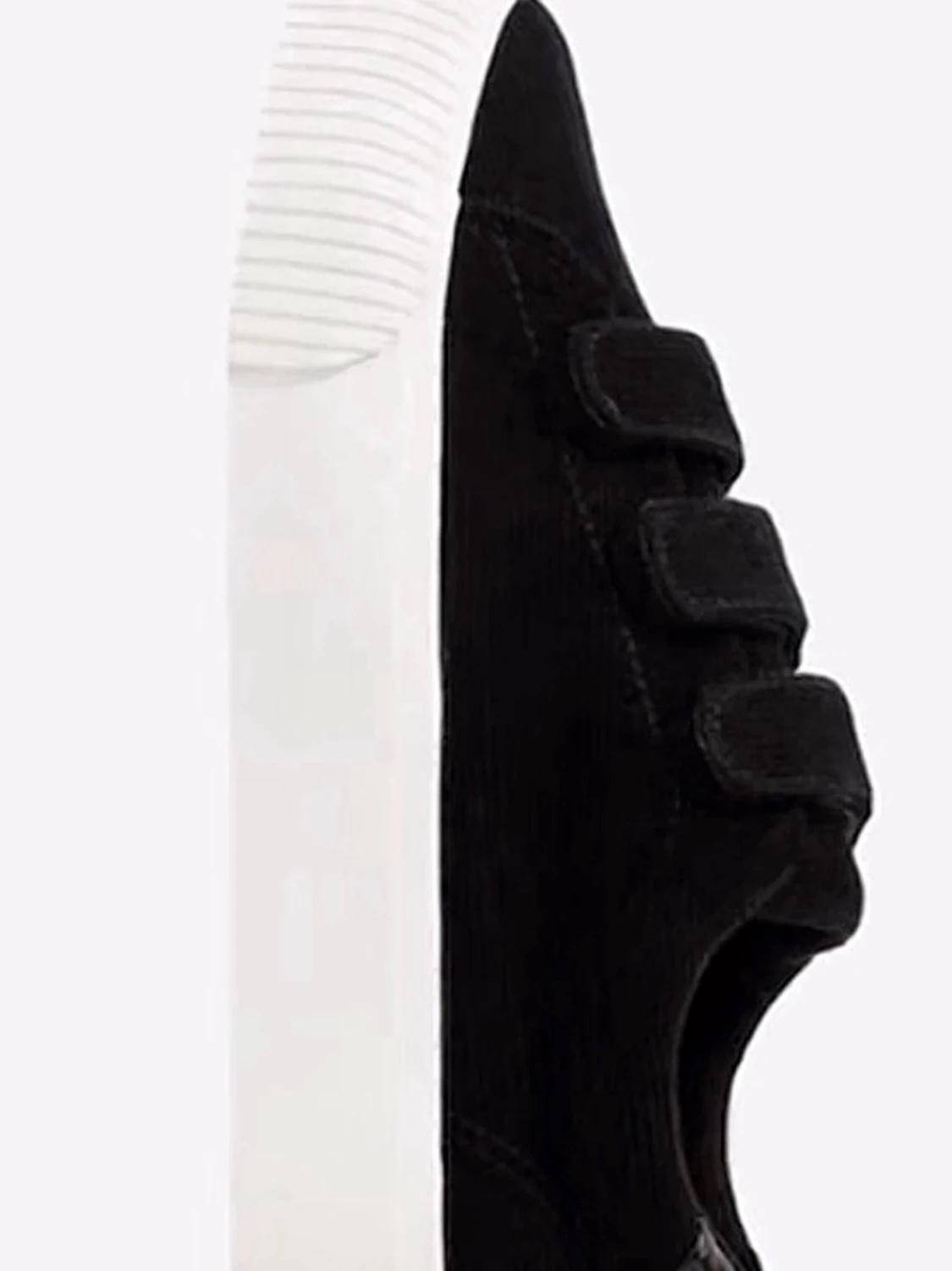 Svarta sneakers med kardborreband från Even&odd