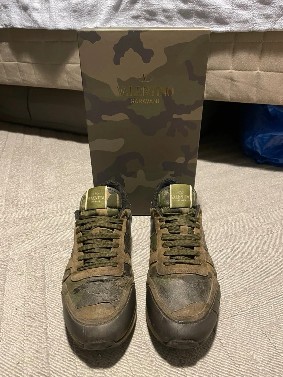 Valentino Garavani camo sneakers - 1