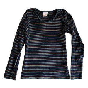 Vintage randig långärmad topp/ T-shirt, Indiska, hippie/ boho/ bohemisk/ bohemian/ 60tal/ 60s/ 70s/ 70tal/ cyber/ alt/ y2k/ 2000s/ 2000tal - Söt randig långärmad topp från Indiska! 100% bomull 