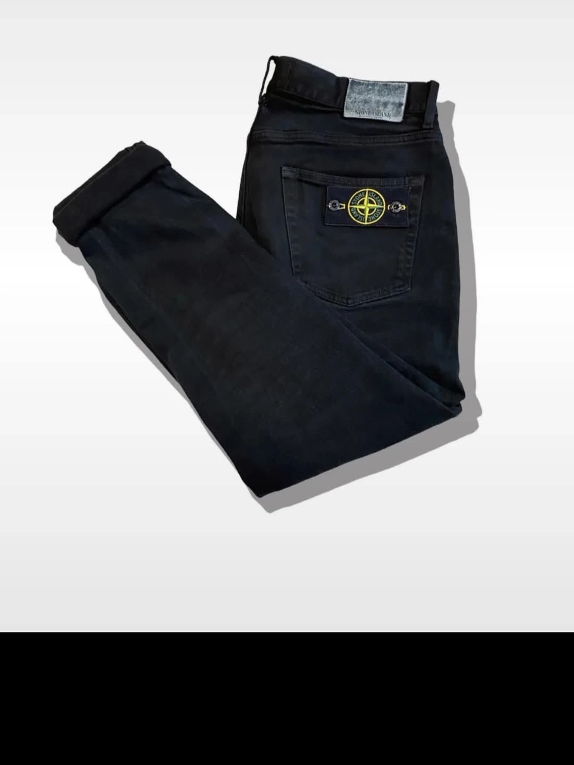 Svarta jeans från stone Island  - 6