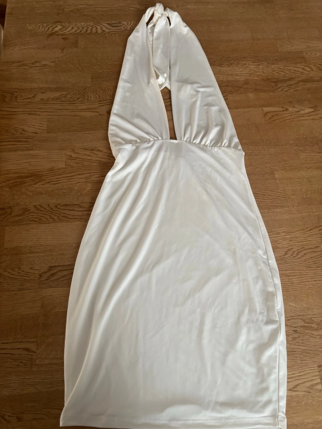 Vit kort klänning - 1