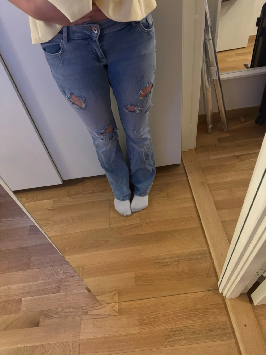 Lågmidjade only jeans