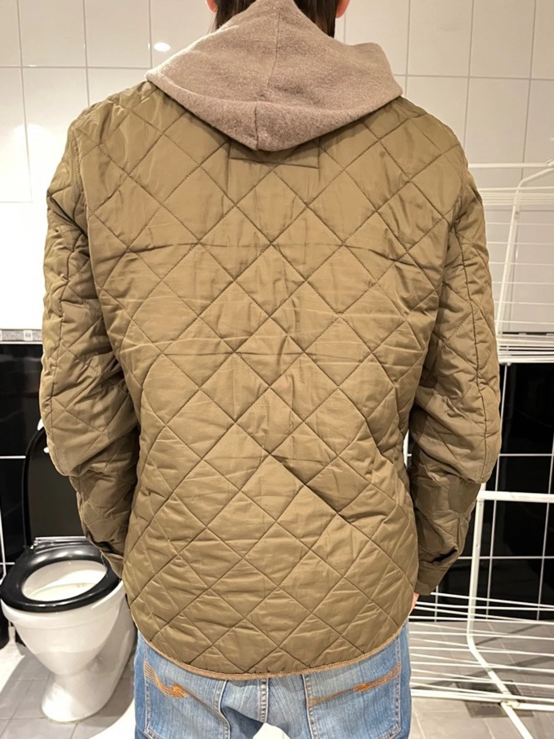 Olivgrön quiltad jacka från Morris - 1