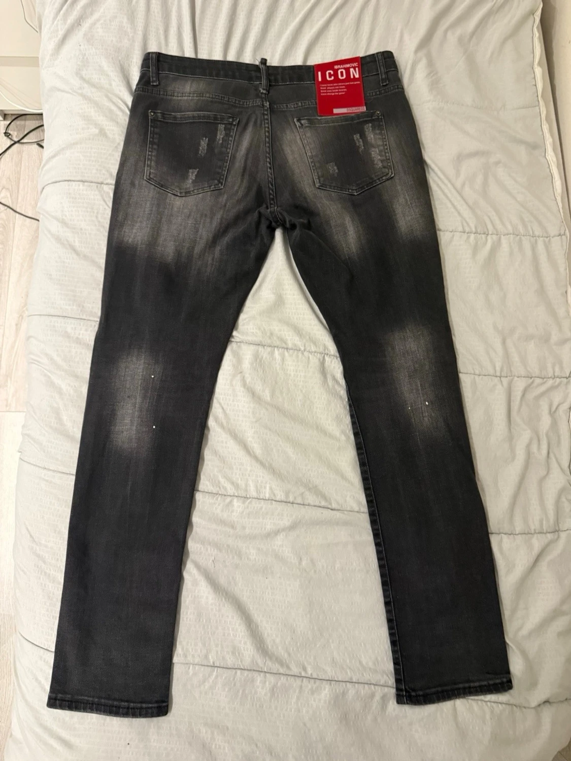 Svarta distressed jeans Dsquared2 - 3