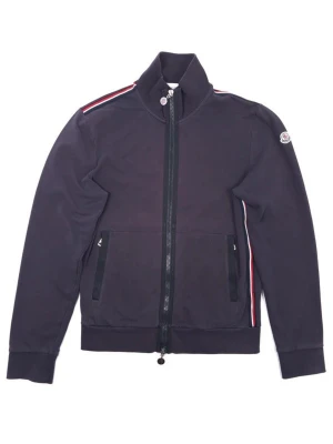 Moncler Tricolor Tracktop - •The Tracktop has been gently used and is in good condition •Size: S •Color: Navy Blue •Retail price: 6500SEK •Pit to Pit: 51cm Length: 63.5cm