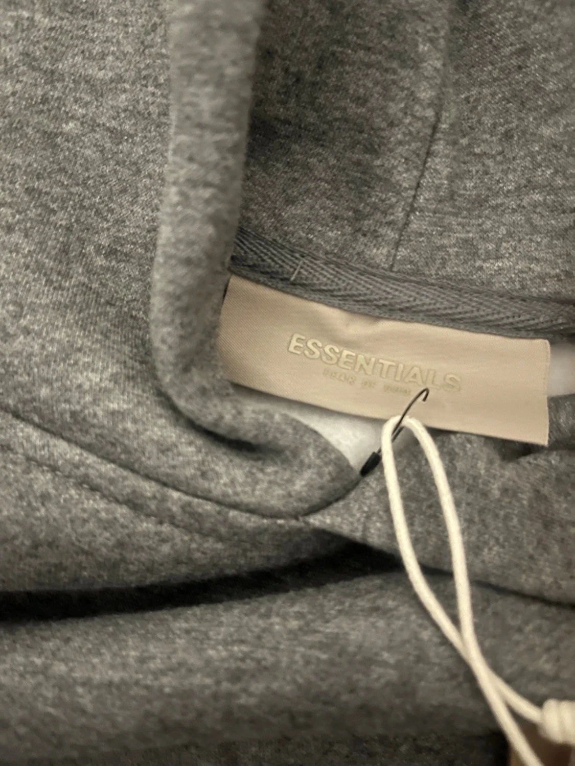Grå Essentials Fear of God hoodie - 2