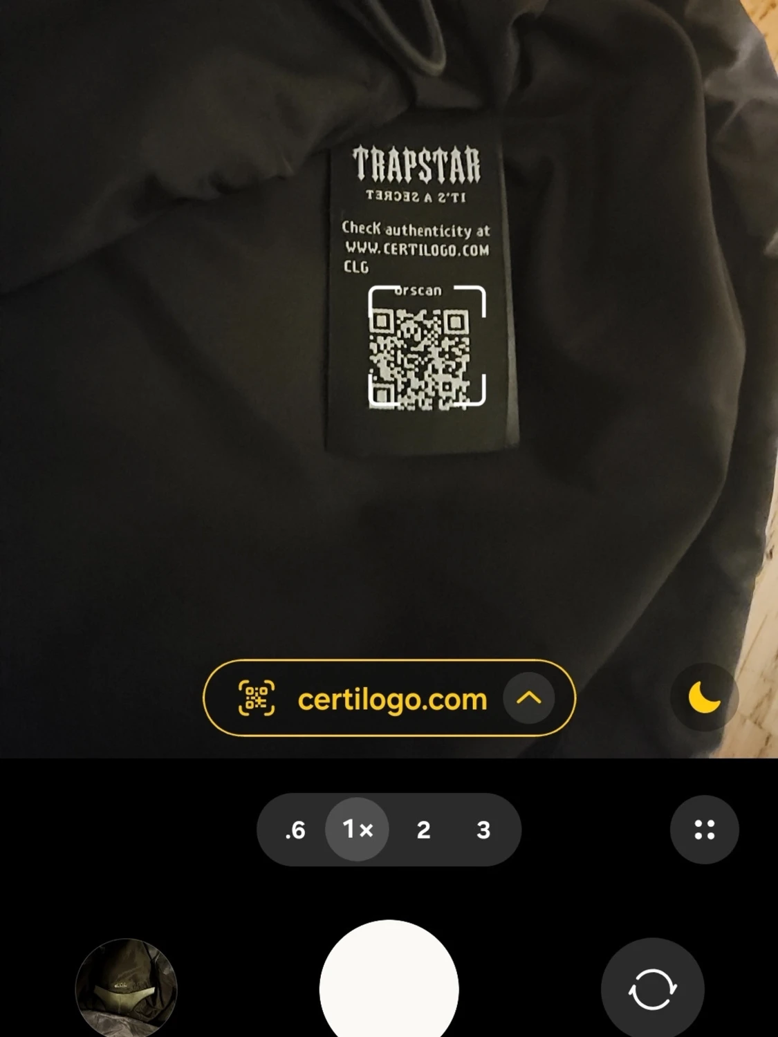 Svart och grå vindjacka TRAPSTAR - 4