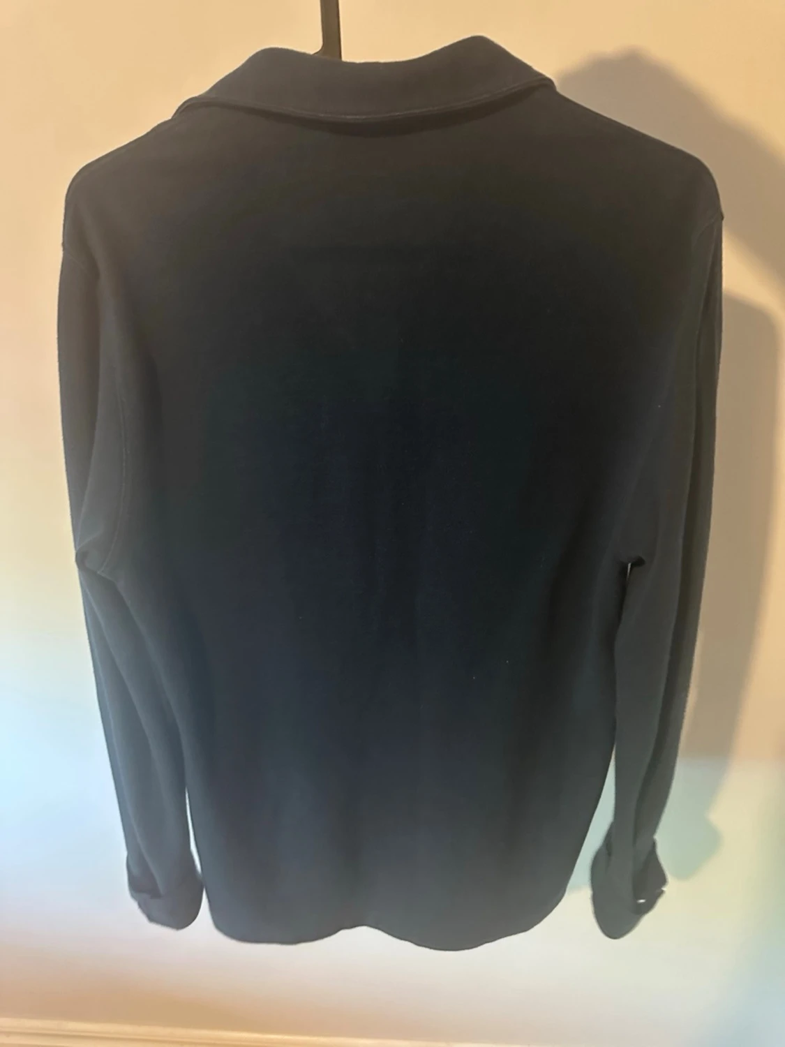 Mörkblå långärmad piké från Massimo Dutti - 1