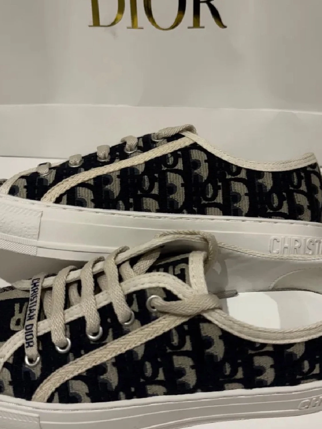 Dior Oblique svarta sneakers - 3