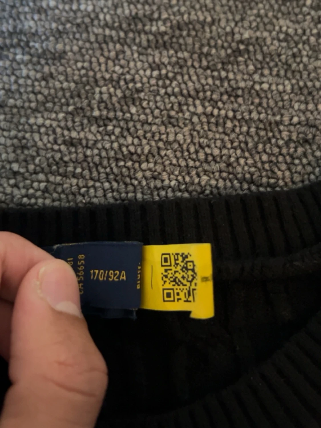 Svart kabelstickad tröja Polo Ralph Lauren - 4