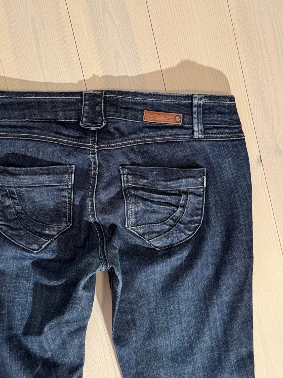 Lågmidjade bootcut jeans  - 4