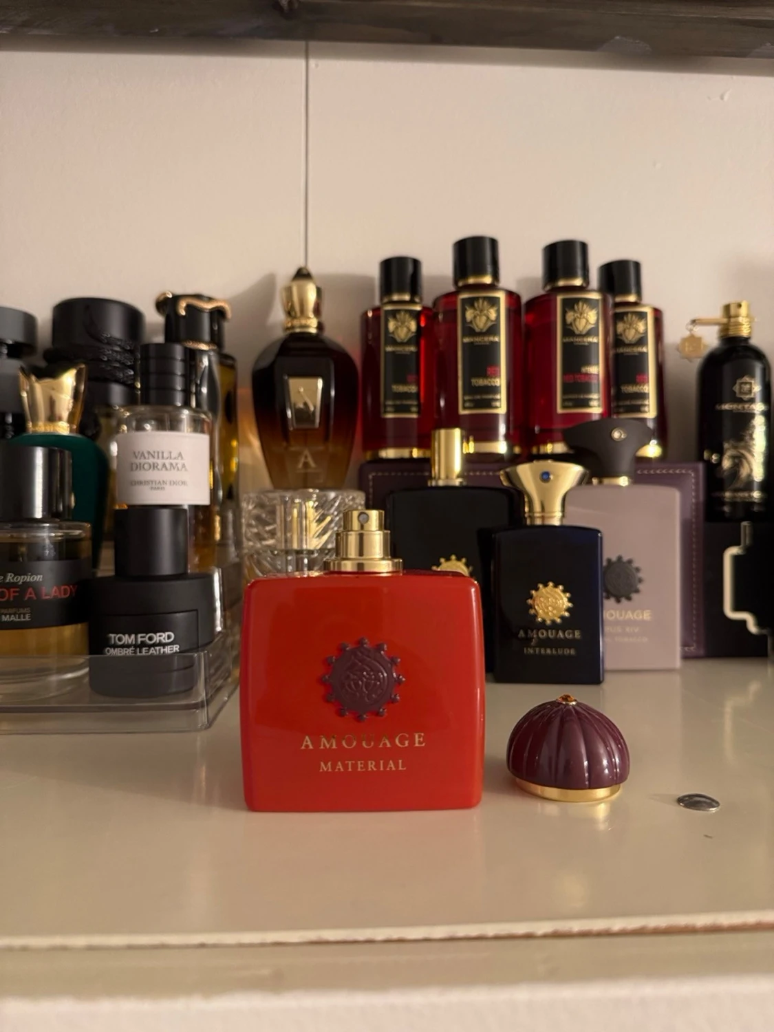 Amouage Material parfym röd flaska - 1