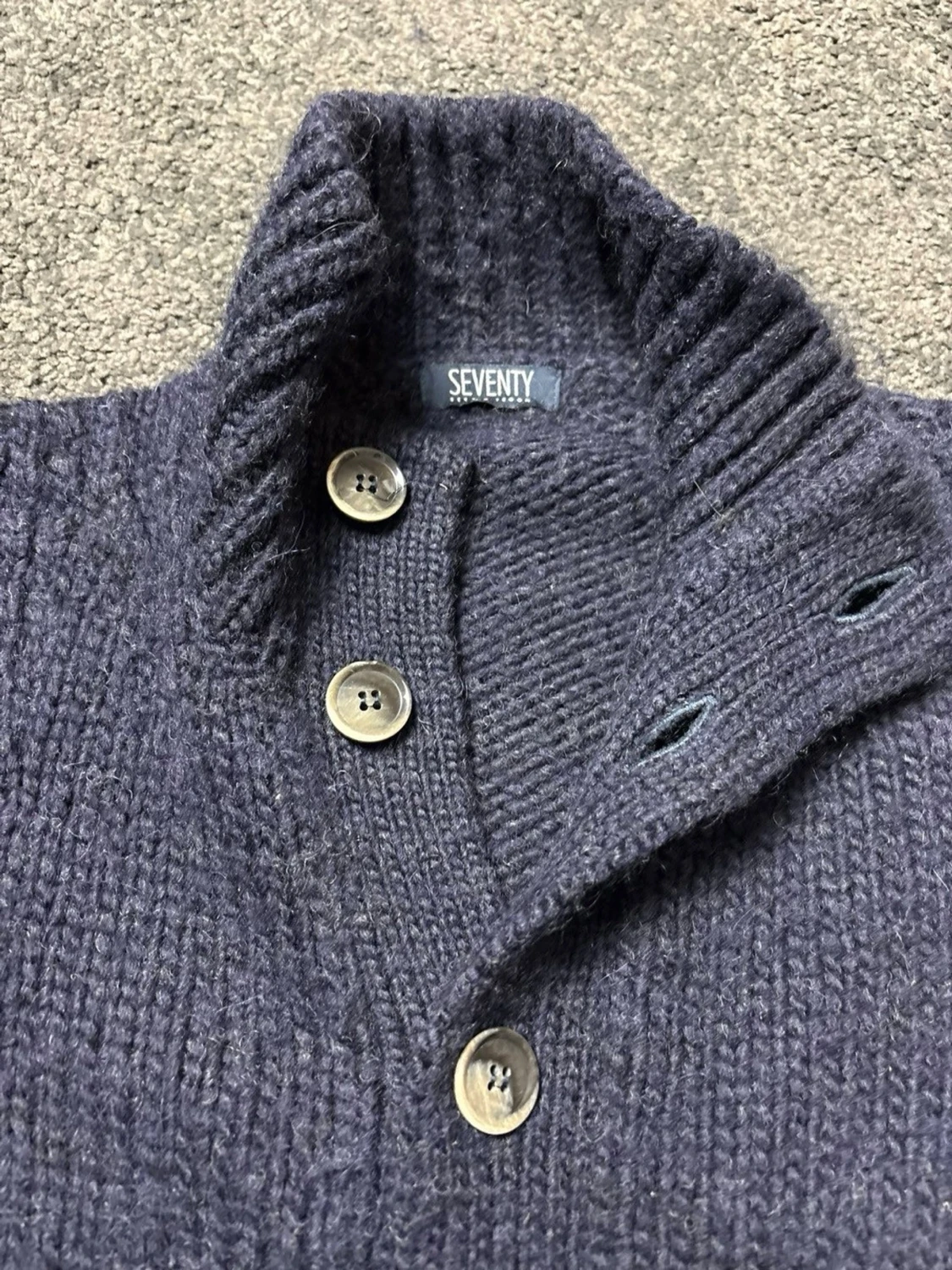 Stickad cardigan från seventy - 2