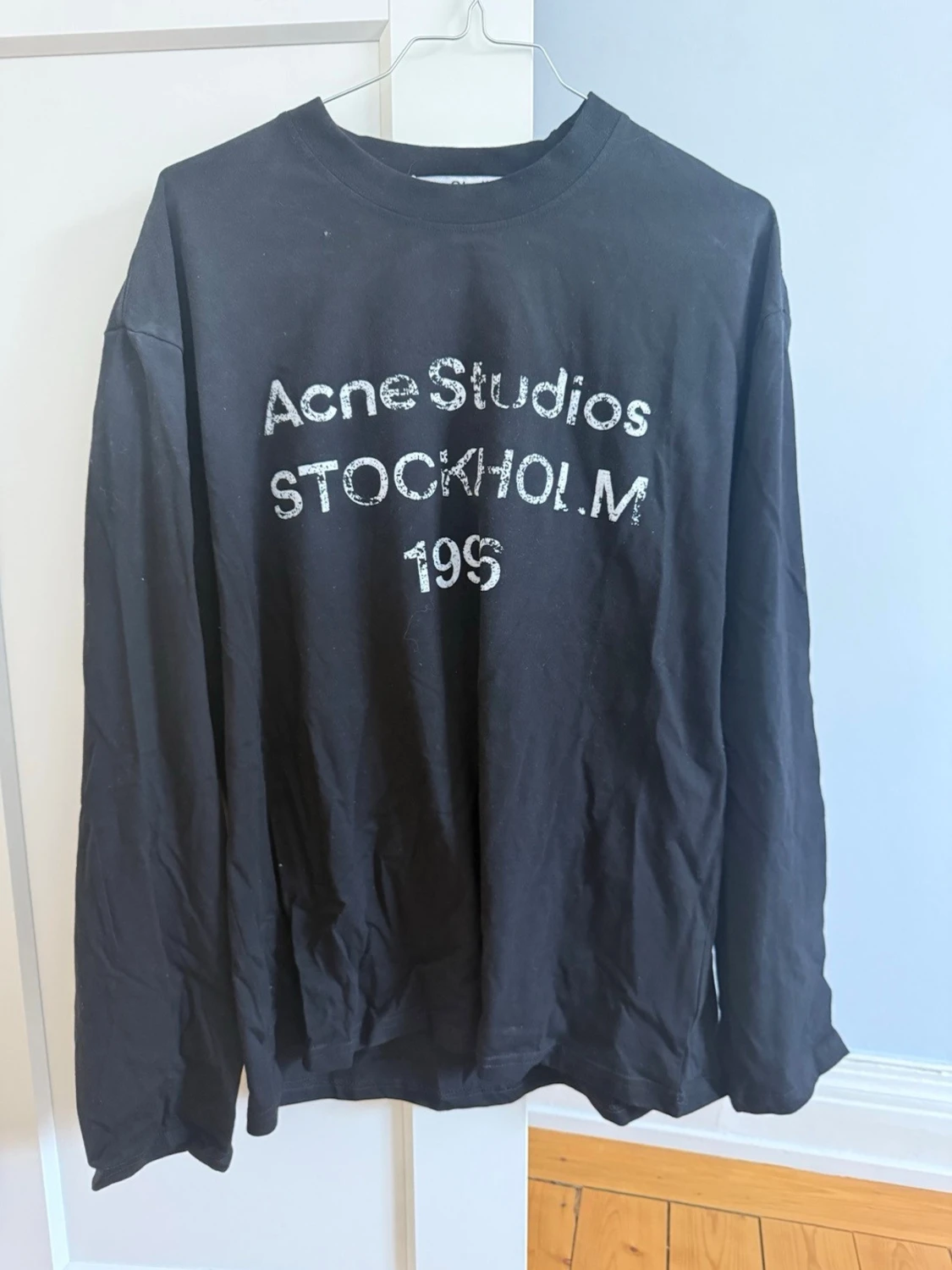 Svart långärmad topp Acne Studios - 1