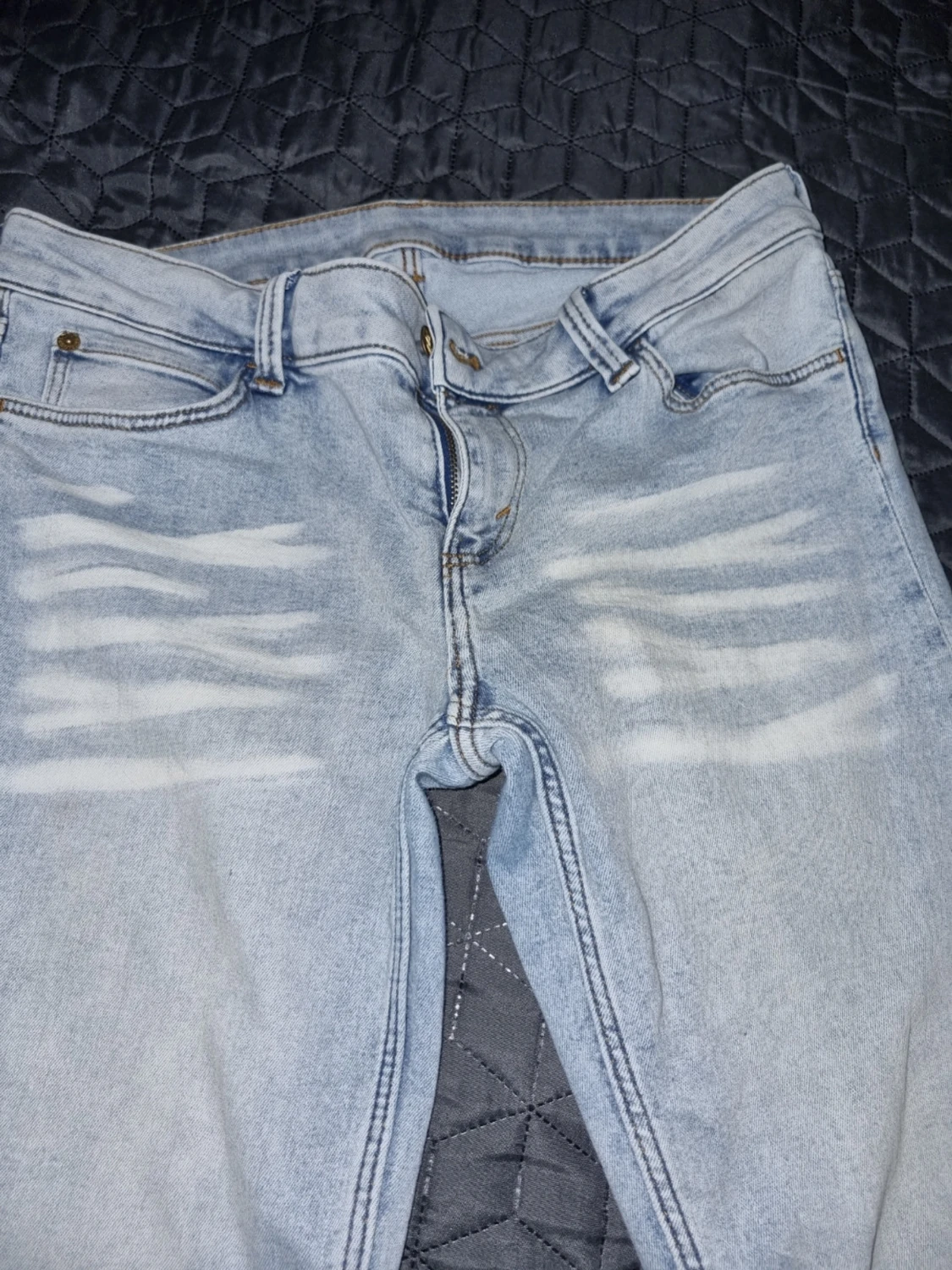 Ljusblå bootcut jeans från Weekday  - 3