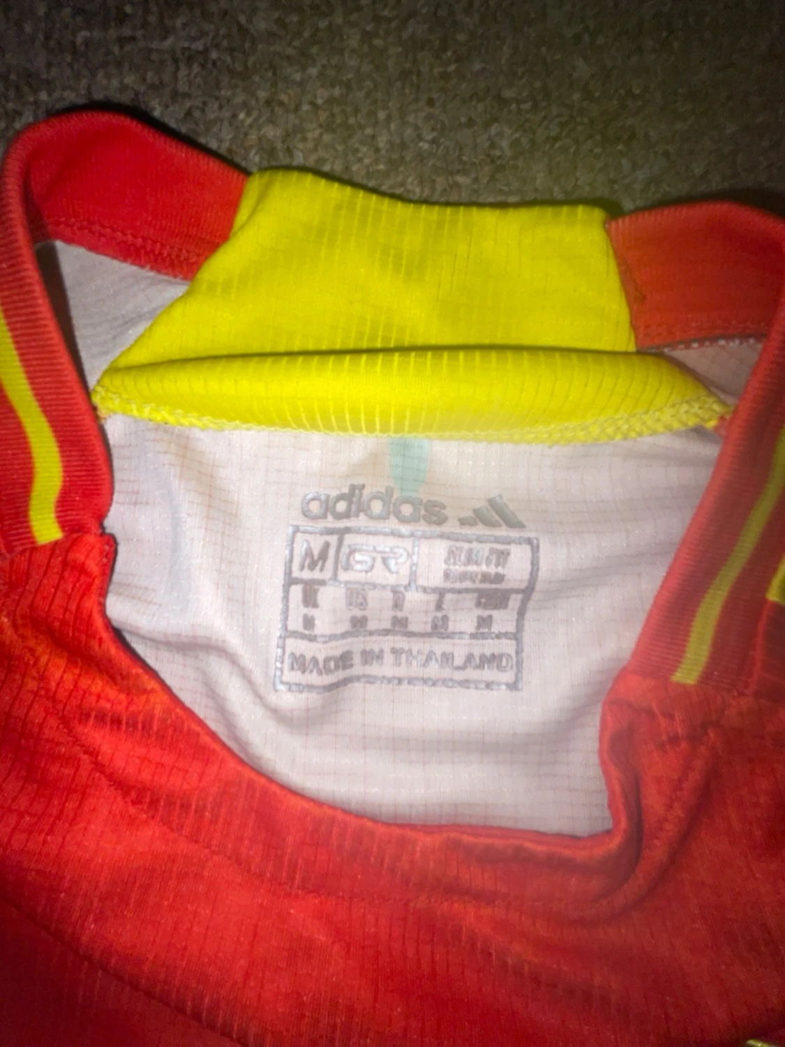 Spaniens matchtröja Adidas röd M - 1