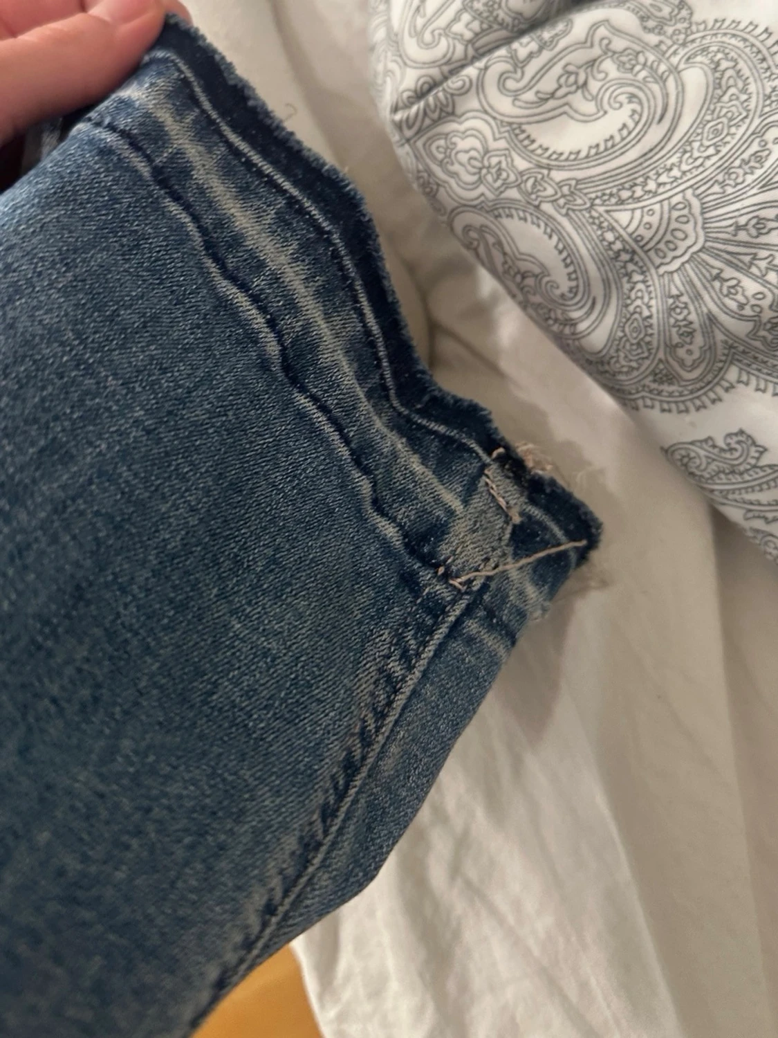 Lågmidjade bootcut jeans  - 4