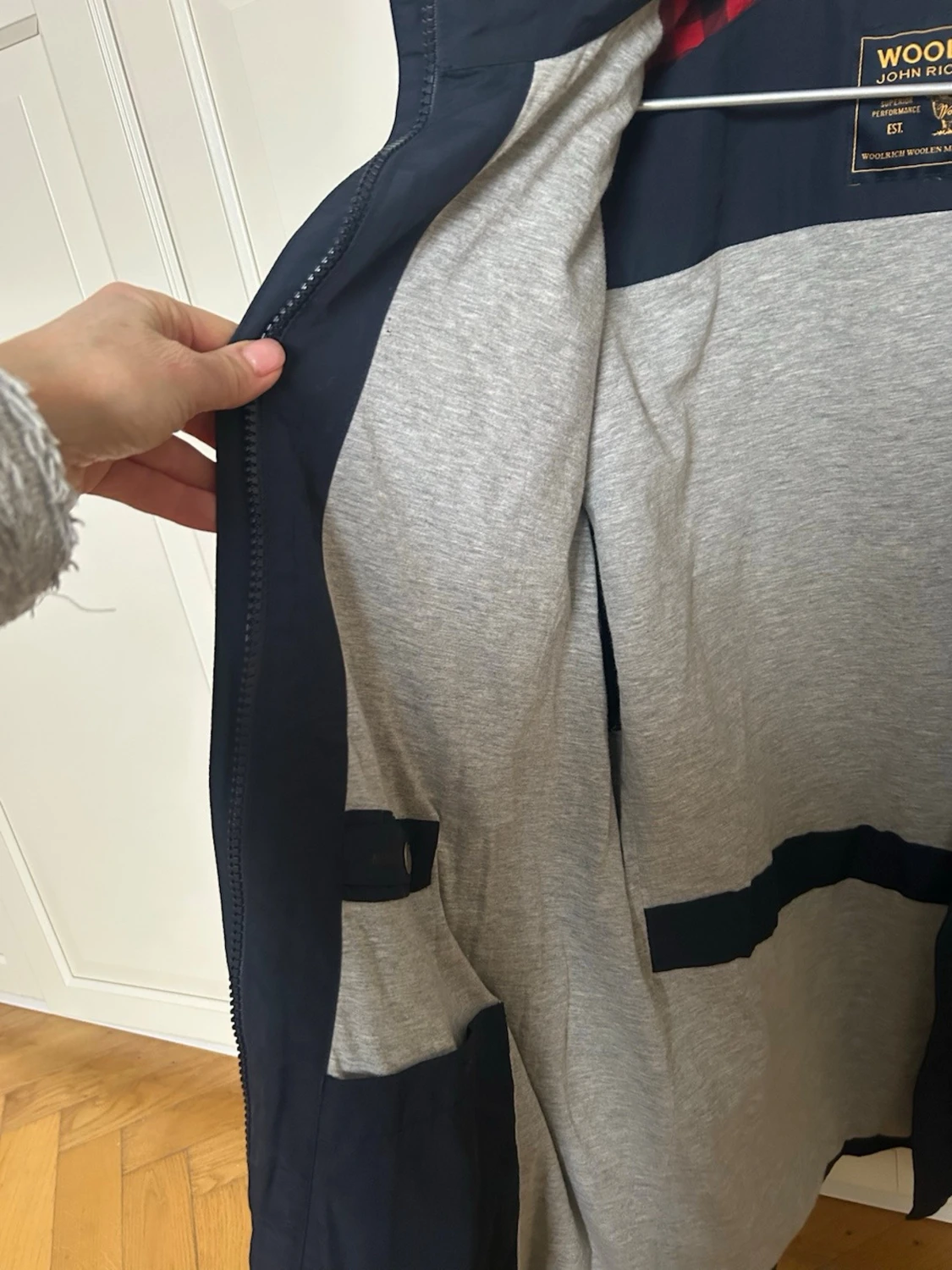 Marinblå jacka från Woolrich - 3