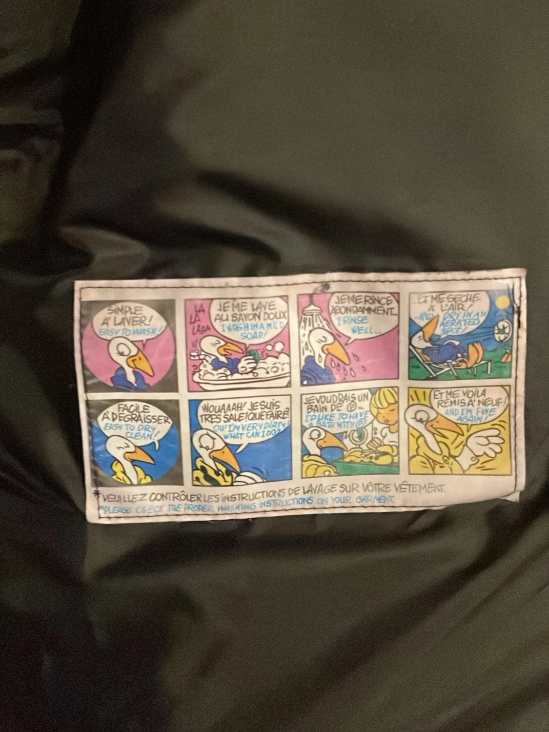 Mörkblå dunjacka från Moncler - 1