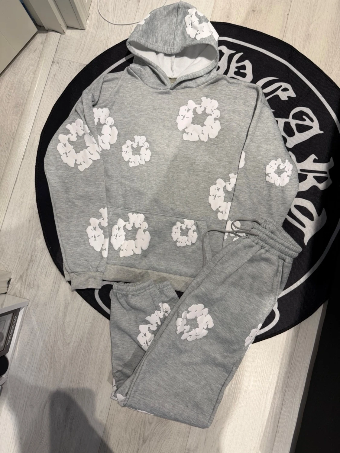 Denim Tears gray tracksuit