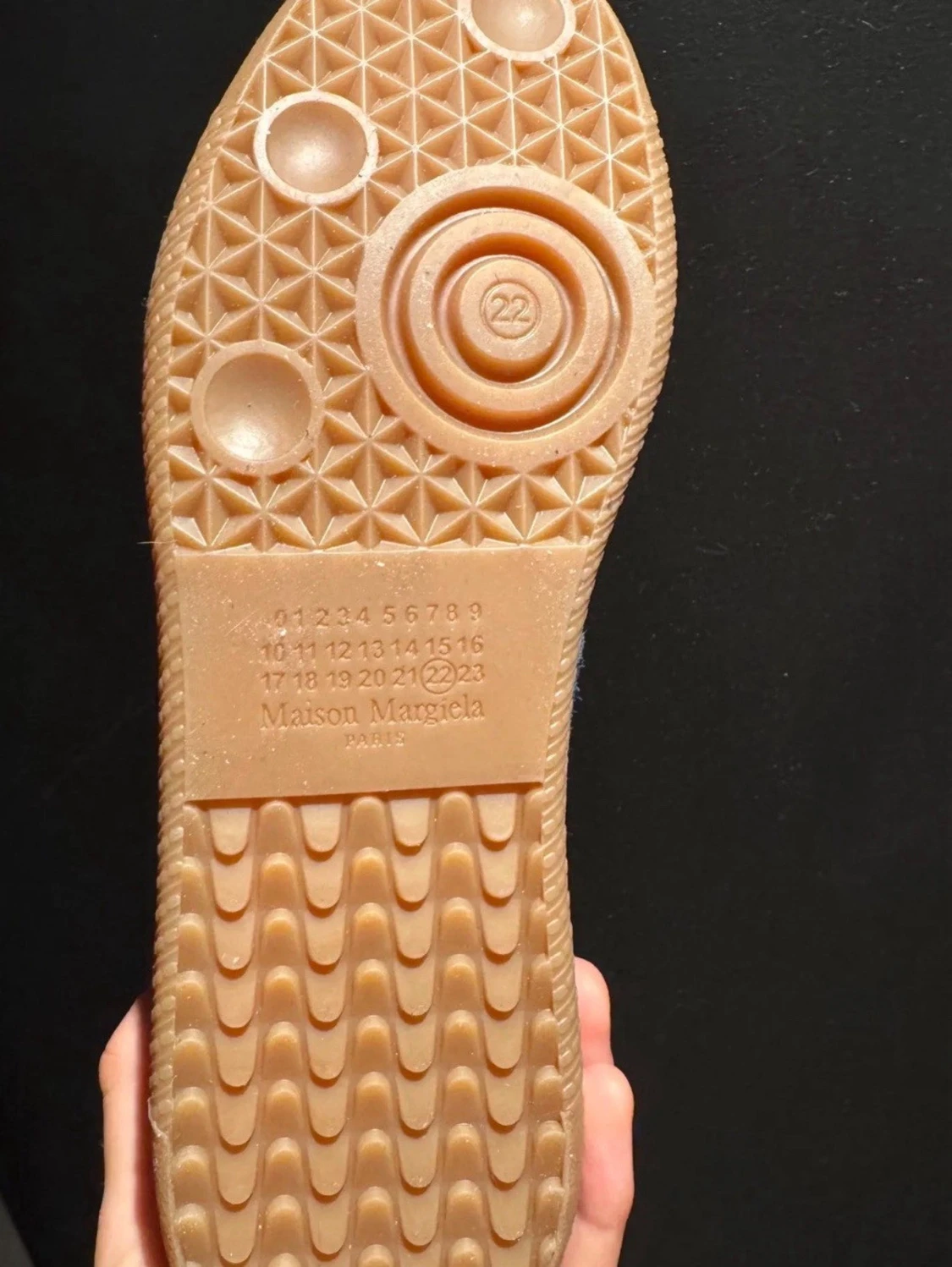 Marinblå sneakers från Maison Margiela - 6