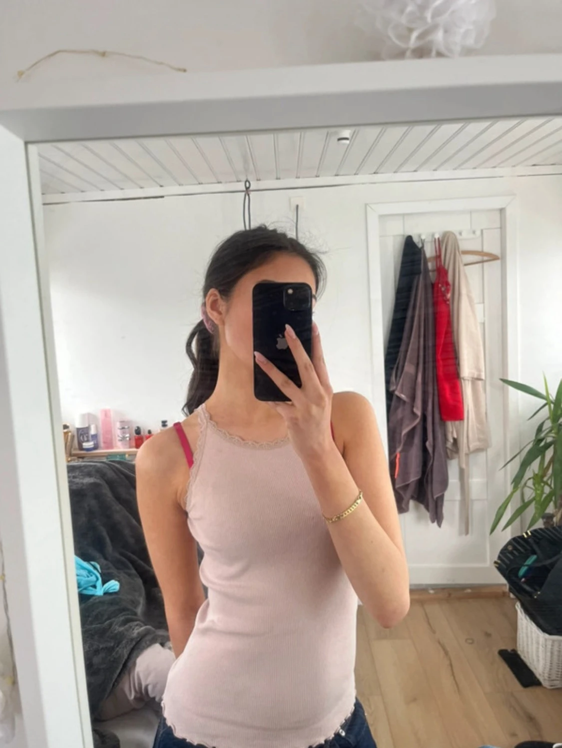 Rosa ribbad linnetopp - 1