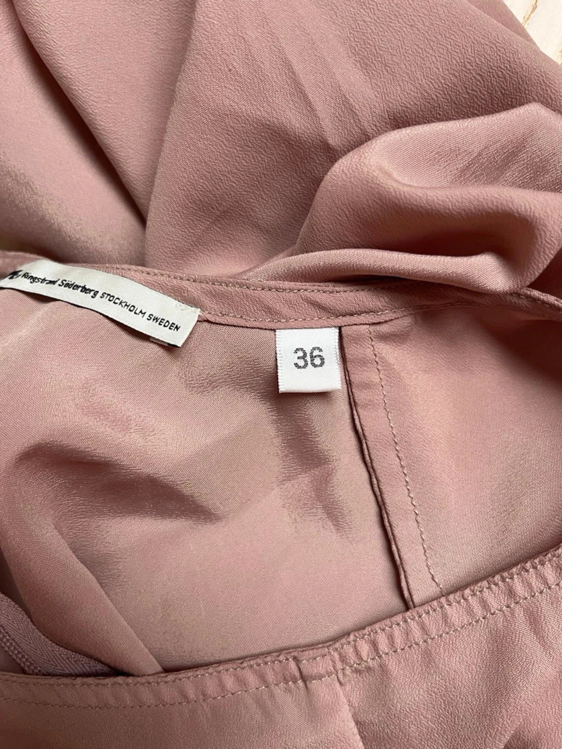 Ljusrosa långärmad blus - 5