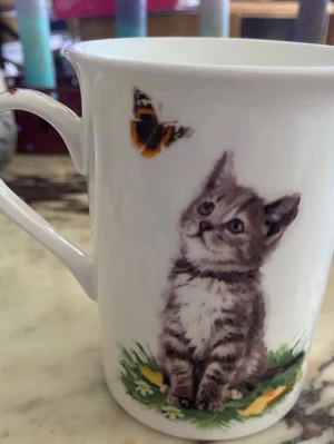 Mugg med kattmotiv - En fin mugg med kattmotiv