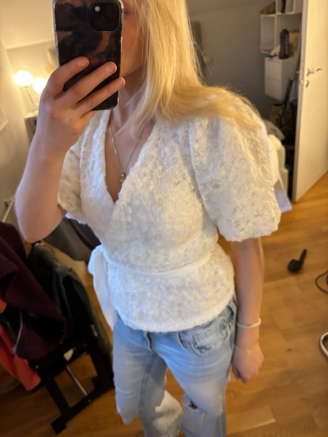 Vit blus  - 2