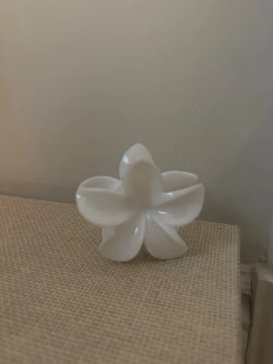 Vit blommig klämma  - En fin vit blommig klämma. Oanvänd utan prislapp! Väldigt fin 🥰