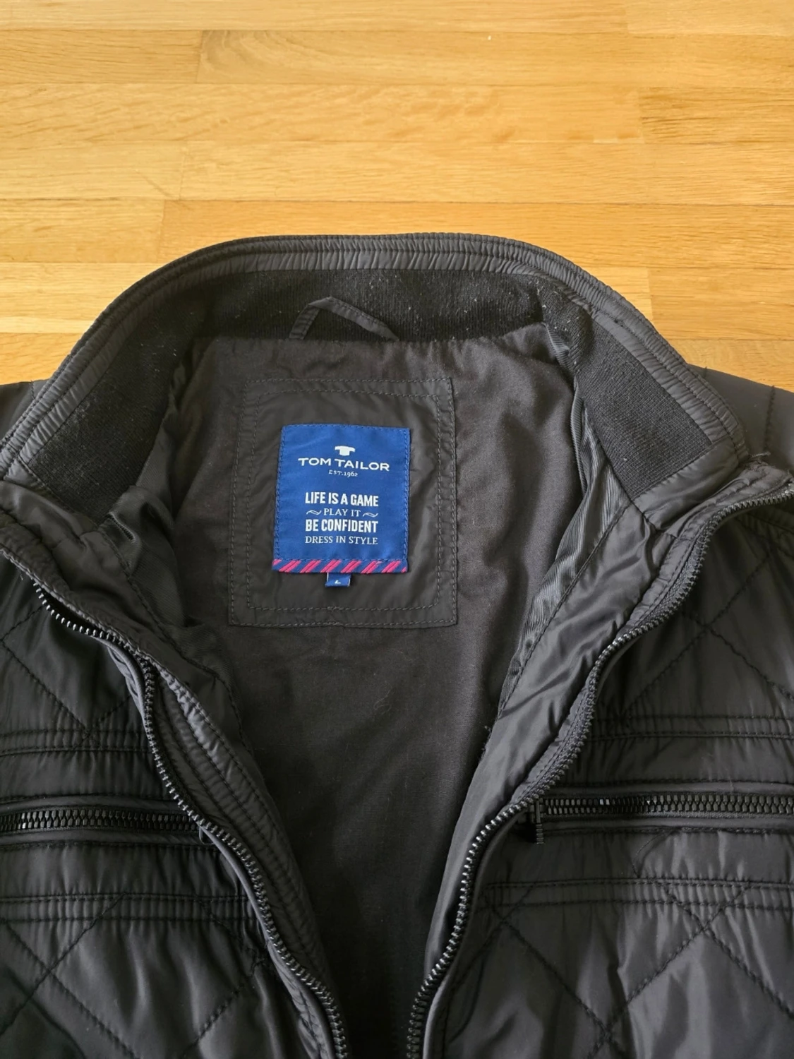 Svart quiltad jacka från Tom Tailor - 1