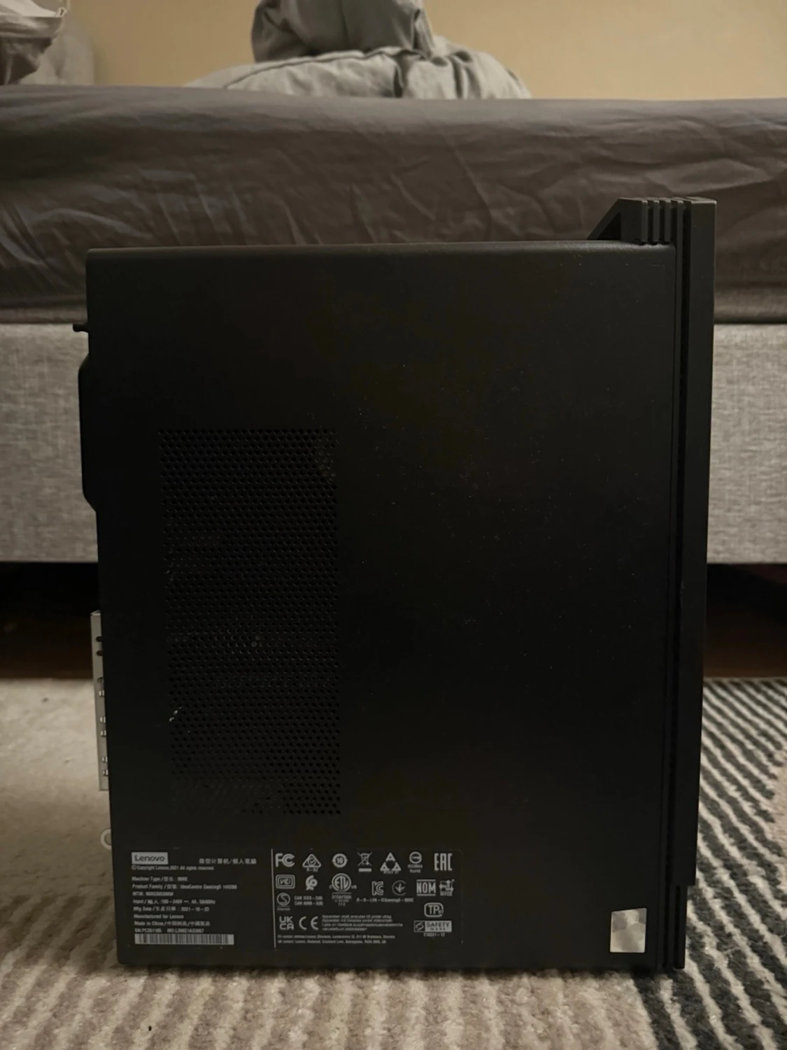 Lenovo stationär dator svart/blå - 1