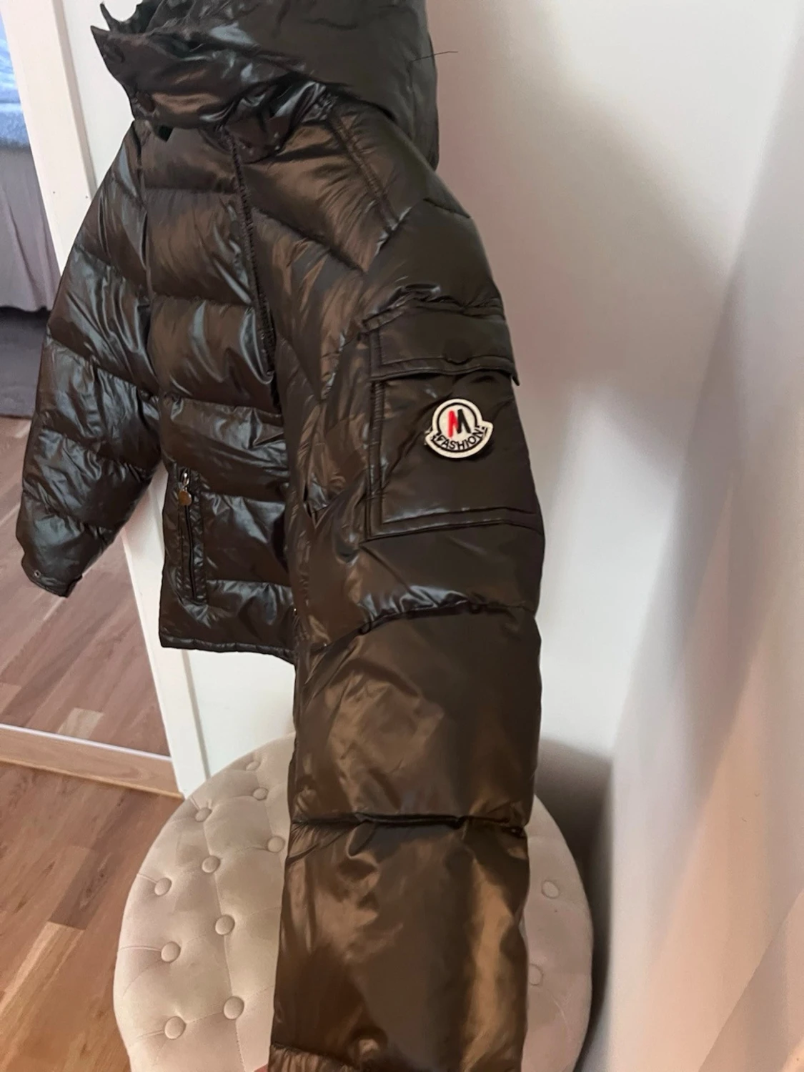 Svart dunjacka från fashion  - 2