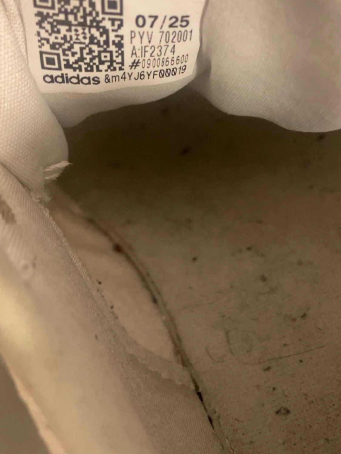 Vita Adidas sneakers med mesh - 1