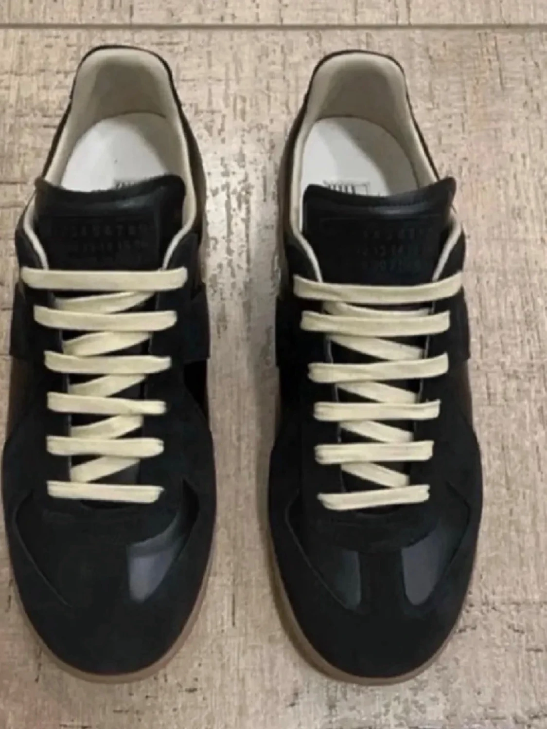 Svarta sneakers Maison Margiela