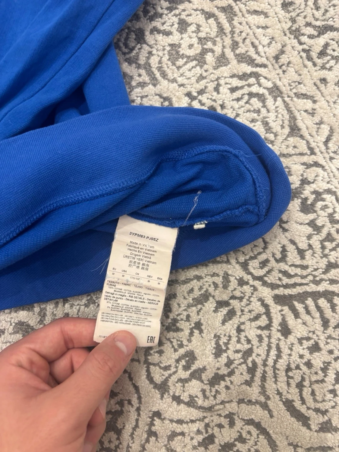 Blå EA7 Emporio Armani sweatshirt - 2