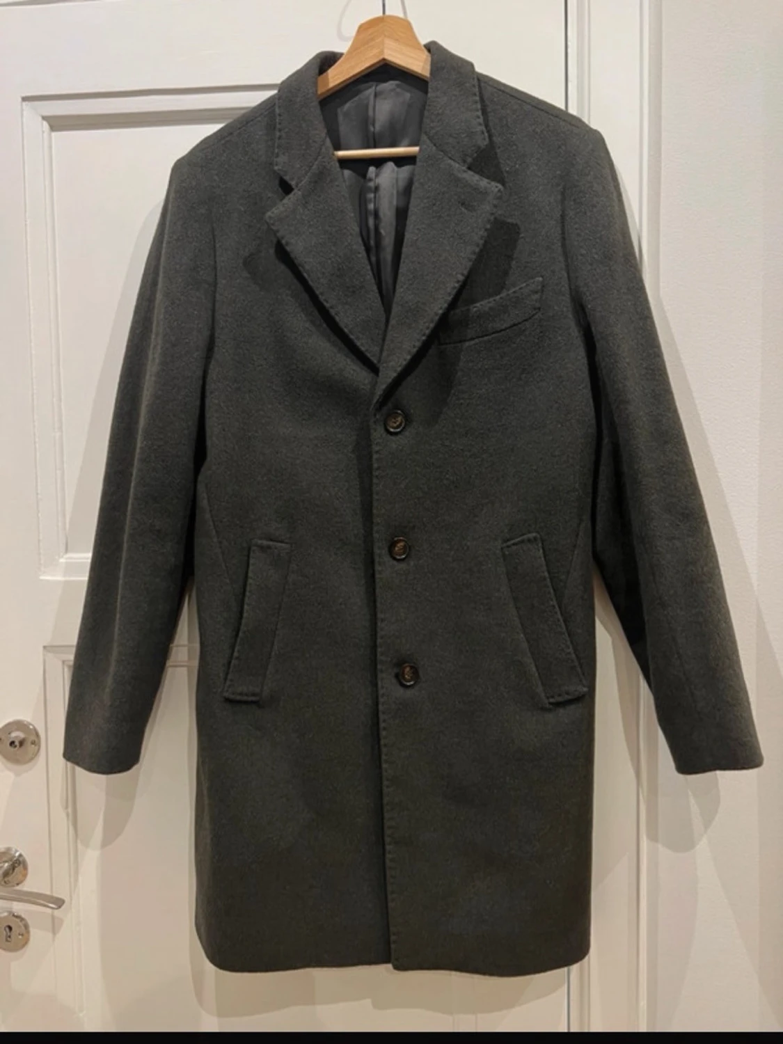 John Henric rock i ull och kashmirmix mossgrön size 48 slutsåld