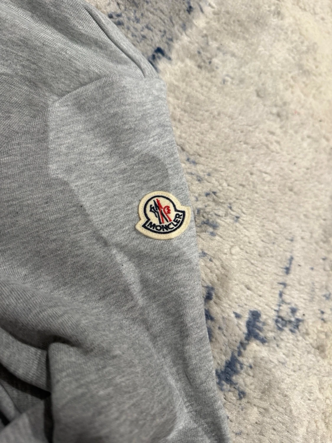 Grå Moncler zip hoodie - 3