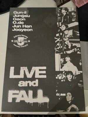 Xdinary Heroes Live and Fall Album - Only poster/photobook + CD inclusion