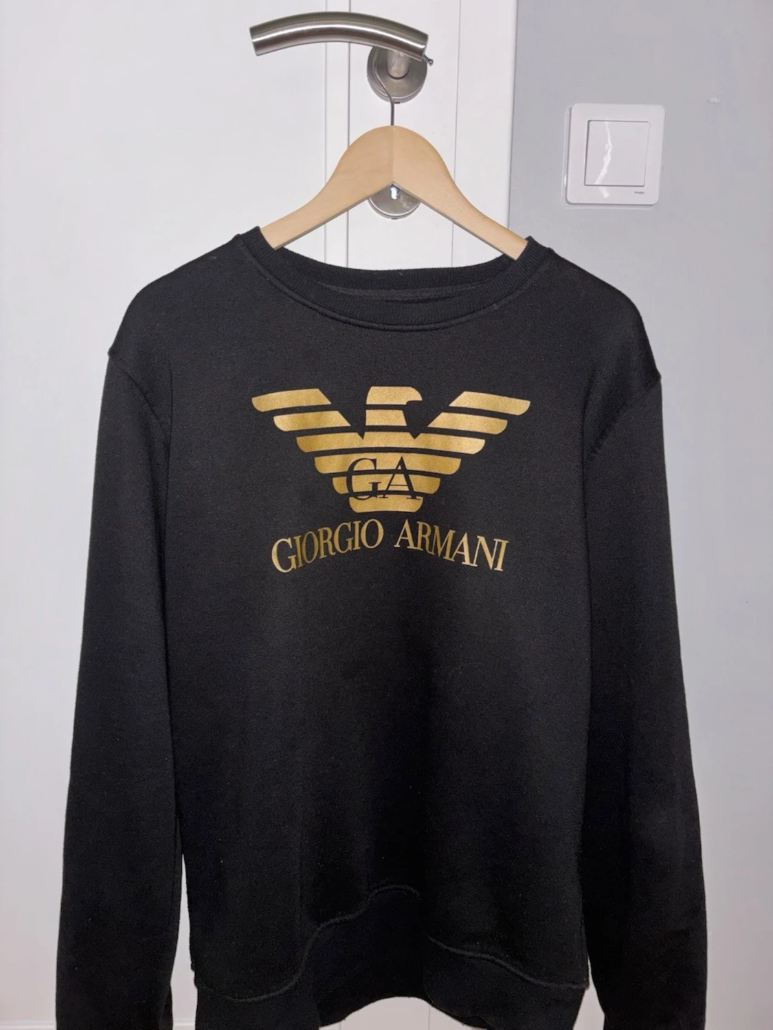 Svart sweatshirt från Giorgio Armani