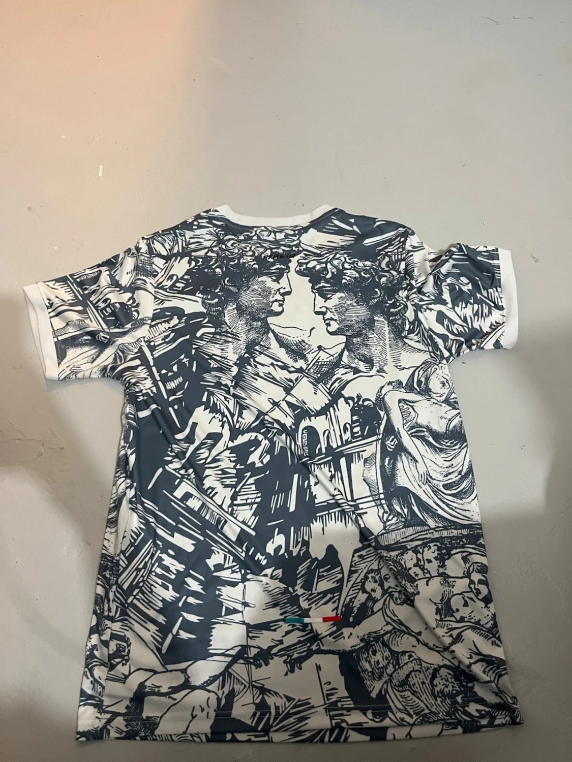 Vit och blå t-shirt Italien  - 1