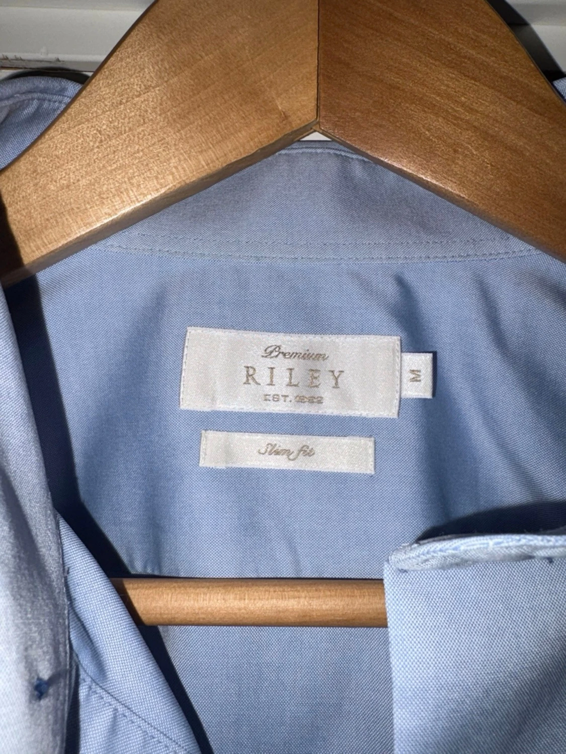 Ljusblå skjorta från Riley Slim Fit - 1