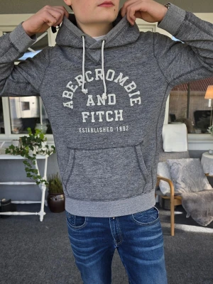 Abercrombie and Fitch hoodie - Supersnygg grå Abercrombie and Fitch hoodie hoodie i storlek Medium. Skriv om du undrar något! 😃