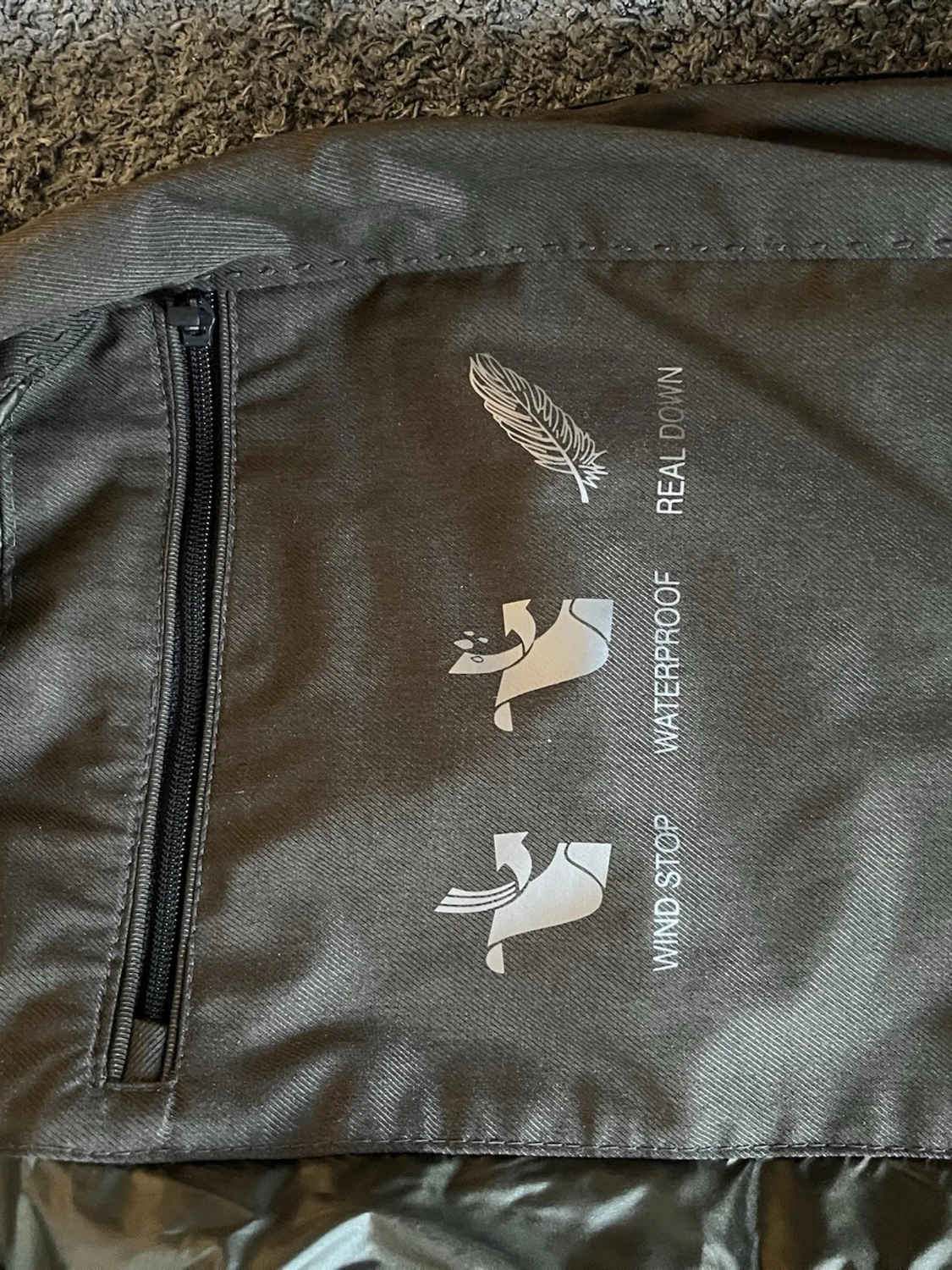 Olivgrön pufferjacka Massimo Dutti - 3